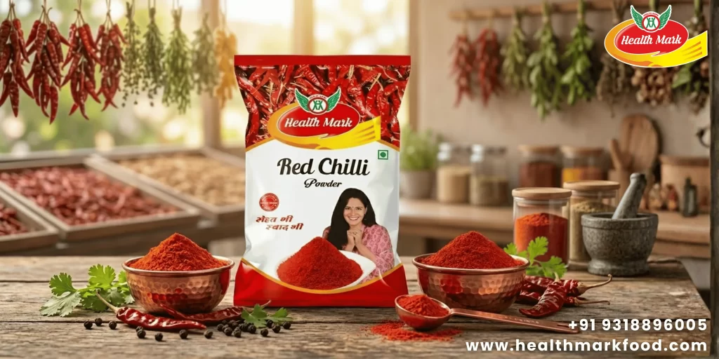 Best Spicy Red Chilli Powder Supplier in Tricity Health Mark