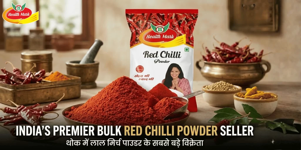 Bulk Red Chilli Powder Seller and Manufacturer in North India | Health Mark