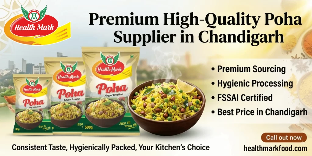 premium high quality poha supplier in chandigarh
