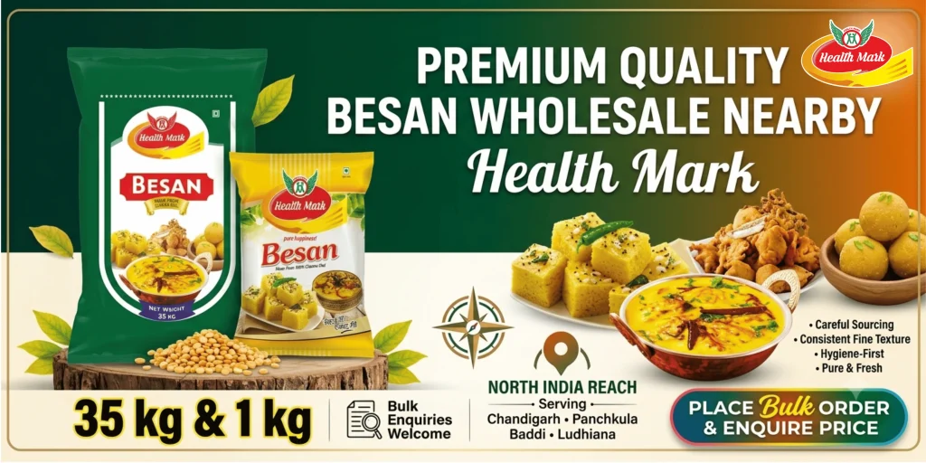 Premium Quality Besan Wholesale Nearby Health Mark