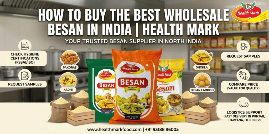 How to Buy the Best Wholesale Besan in India HealthMark