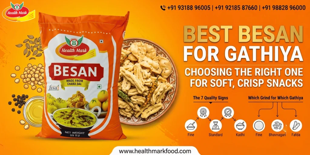 Best Besan for Gathiya  How to Choose the Right One for Soft, Crisp Snacks HM